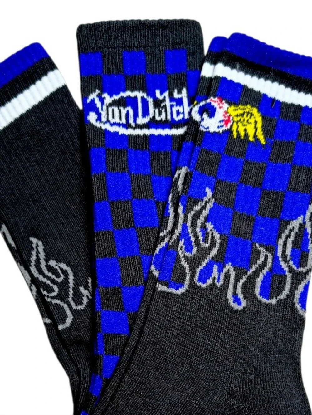 Von Dutch Originals 3-pack Crew Socks NEW